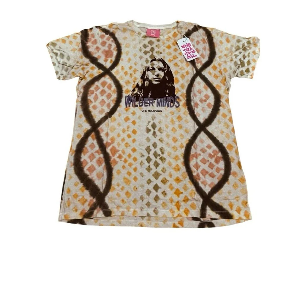 ONE TEASPOON Wilder Minds Tee Shirt Size Small